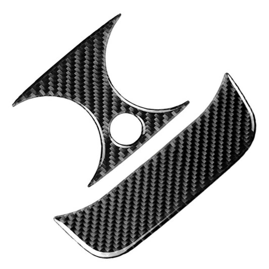 Car Carbon Fiber Rear Air Outlet Set Decorative Sticker for Mercedes-Benz C Class W205 C180 C200 C300 GLC, Left and Right Drive Universal(Solid Color) by buy2fix