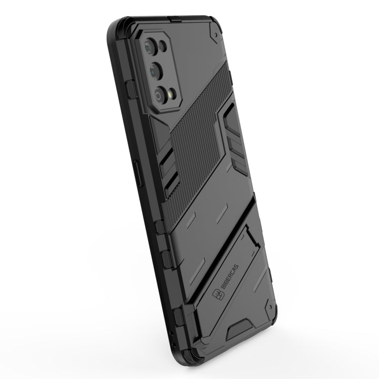 For OPPO Realme 7 Pro Punk Armor 2 in 1 PC + TPU Shockproof Case with Invisible Holder(Green) - Realme Cases by buy2fix | Online Shopping UK | buy2fix
