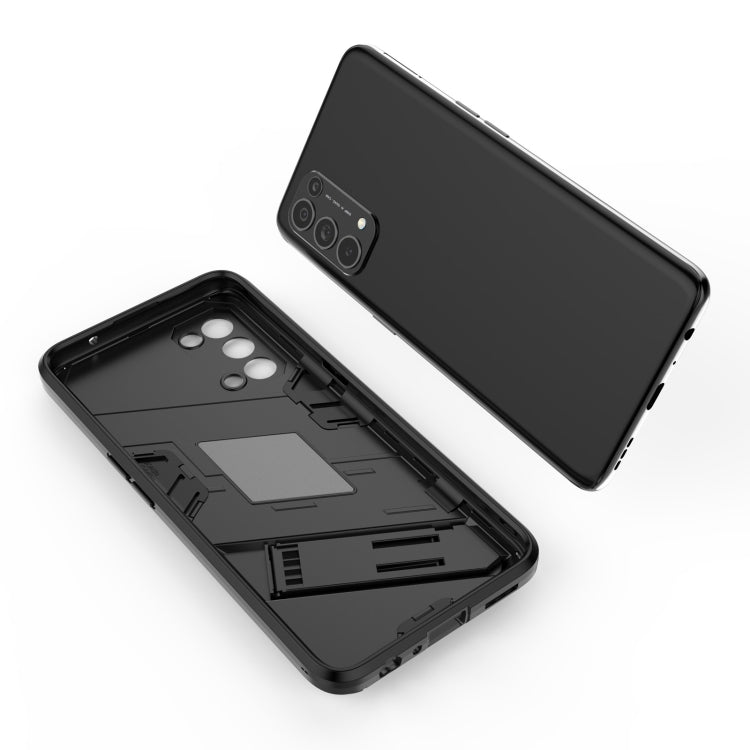 For OPPO Reno5 5G Punk Armor 2 in 1 PC + TPU Shockproof Case with Invisible Holder(Orange) - OPPO Cases by buy2fix | Online Shopping UK | buy2fix