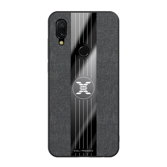 For Xiaomi Redmi 7 XINLI Stitching Cloth Texture Shockproof TPU Protective Case(Black) by XINLI