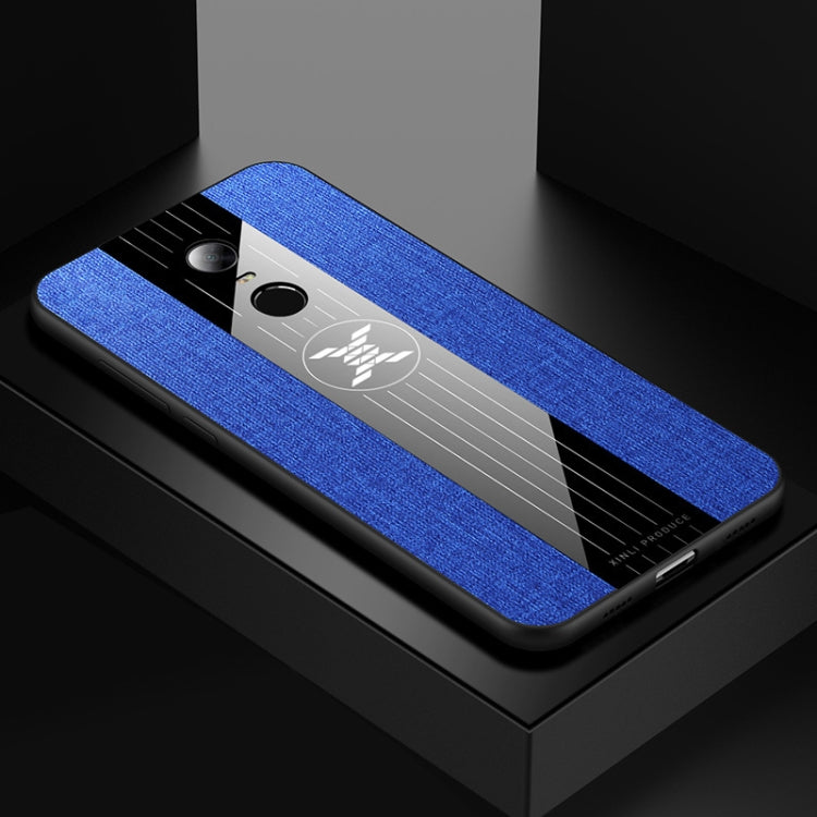 For Xiaomi Redmi 5 Plus XINLI Stitching Cloth Texture Shockproof TPU Protective Case(Blue) - Xiaomi Cases by XINLI | Online Shopping UK | buy2fix