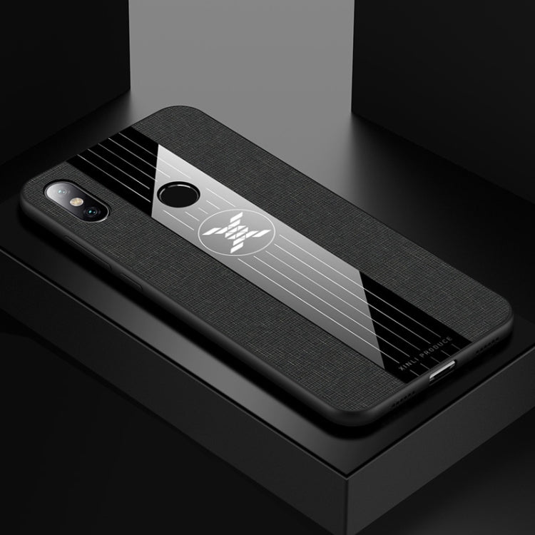 For Xiaomi Mi 6X / A2 XINLI Stitching Cloth Texture Shockproof TPU Protective Case(Black) - Xiaomi Cases by XINLI | Online Shopping UK | buy2fix