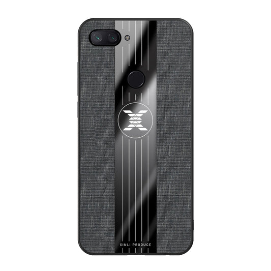 For Xiaomi Mi 8 Lite XINLI Stitching Cloth Texture Shockproof TPU Protective Case(Black) by XINLI