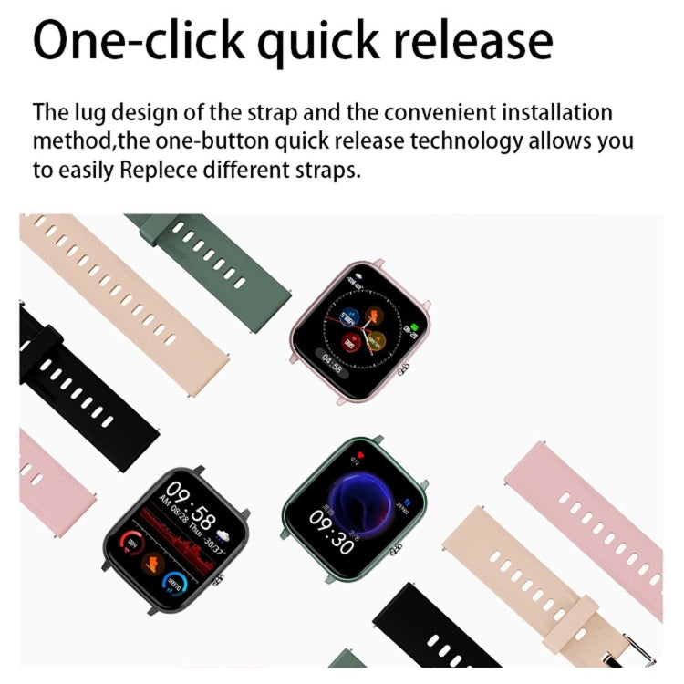 P6 1.54 inch TFT Color Screen IP68 Waterproof Smart Bracket, Support Bluetooth Call / Sleep Monitoring / Heart Rate Monitoring(Black) by buy2fix