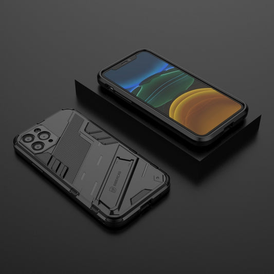 For iPhone 11 Pro Punk Armor 2 in 1 PC + TPU Shockproof Case with Invisible Holder (Black) by buy2fix