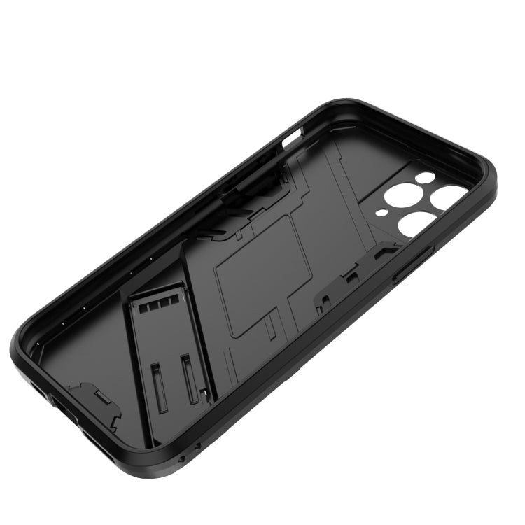 For iPhone 11 Pro Punk Armor 2 in 1 PC + TPU Shockproof Case with Invisible Holder (Green) - iPhone 11 Pro Cases by buy2fix | Online Shopping UK | buy2fix