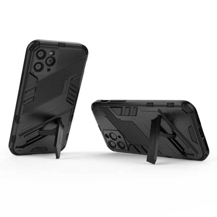 For iPhone 11 Punk Armor 2 in 1 PC + TPU Shockproof Case with Invisible Holder (Black) - iPhone 11 Cases by buy2fix | Online Shopping UK | buy2fix