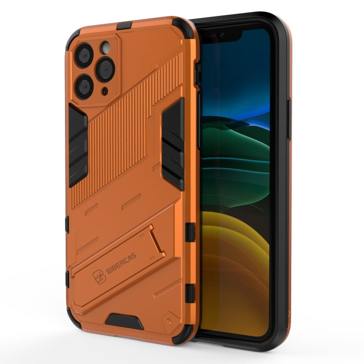 For iPhone 11 Punk Armor 2 in 1 PC + TPU Shockproof Case with Invisible Holder (Orange) - iPhone 11 Cases by buy2fix | Online Shopping UK | buy2fix