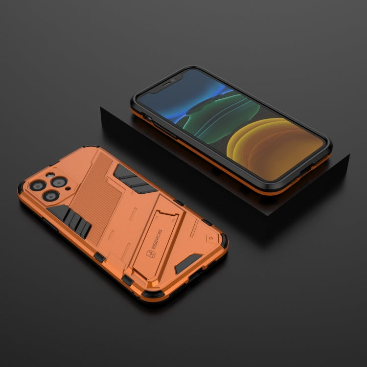 For iPhone 11 Punk Armor 2 in 1 PC + TPU Shockproof Case with Invisible Holder (Orange) - iPhone 11 Cases by buy2fix | Online Shopping UK | buy2fix