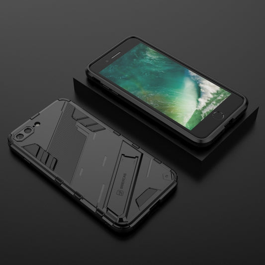 Punk Armor 2 in 1 PC + TPU Shockproof Case with Invisible Holder For iPhone 7 Plus & 8 Plus(Black) by buy2fix
