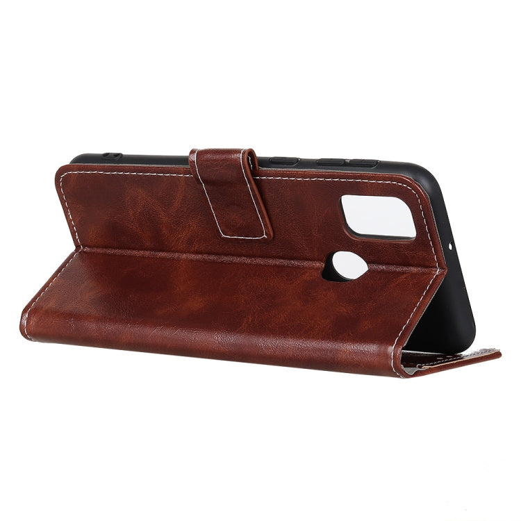 For Motorola Moto G30 / G20 / G10 4G / Lenovo K13 Pro / K13 Note Retro Crazy Horse Texture Horizontal Flip Leather Case with Holder & Card Slots & Photo Frame & Wallet(Brown) - Motorola Cases by buy2fix | Online Shopping UK | buy2fix