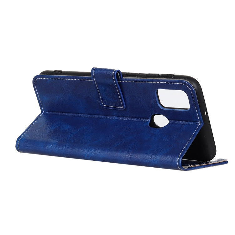 For Motorola Moto G30 / G20 / G10 4G / Lenovo K13 Pro / K13 Note Retro Crazy Horse Texture Horizontal Flip Leather Case with Holder & Card Slots & Photo Frame & Wallet(Blue) - Motorola Cases by buy2fix | Online Shopping UK | buy2fix