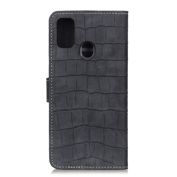 For Motorola Moto G30 / G20 / G10 4G / Lenovo K13 Pro / K13 Note Crocodile Texture Horizontal Flip Leather Case with Holder & Card Slots & Wallet(Black) - LG Cases by buy2fix | Online Shopping UK | buy2fix