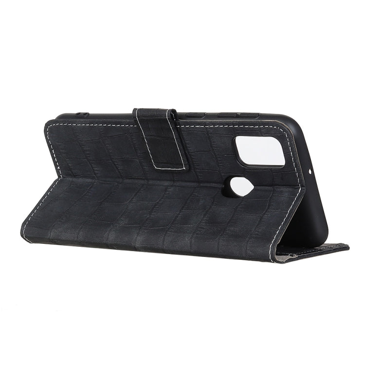For Motorola Moto G30 / G20 / G10 4G / Lenovo K13 Pro / K13 Note Crocodile Texture Horizontal Flip Leather Case with Holder & Card Slots & Wallet(Black) - LG Cases by buy2fix | Online Shopping UK | buy2fix
