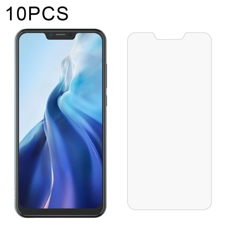 For Cubot C20 10 PCS 0.26mm 9H Surface Hardness 2.5D Explosion-proof Tempered Glass Non-full Screen Film - Others by buy2fix | Online Shopping UK | buy2fix