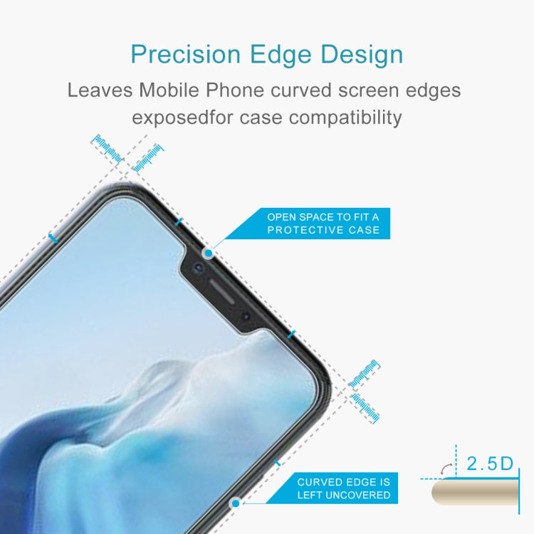 For Cubot C20 10 PCS 0.26mm 9H Surface Hardness 2.5D Explosion-proof Tempered Glass Non-full Screen Film - Others by buy2fix | Online Shopping UK | buy2fix