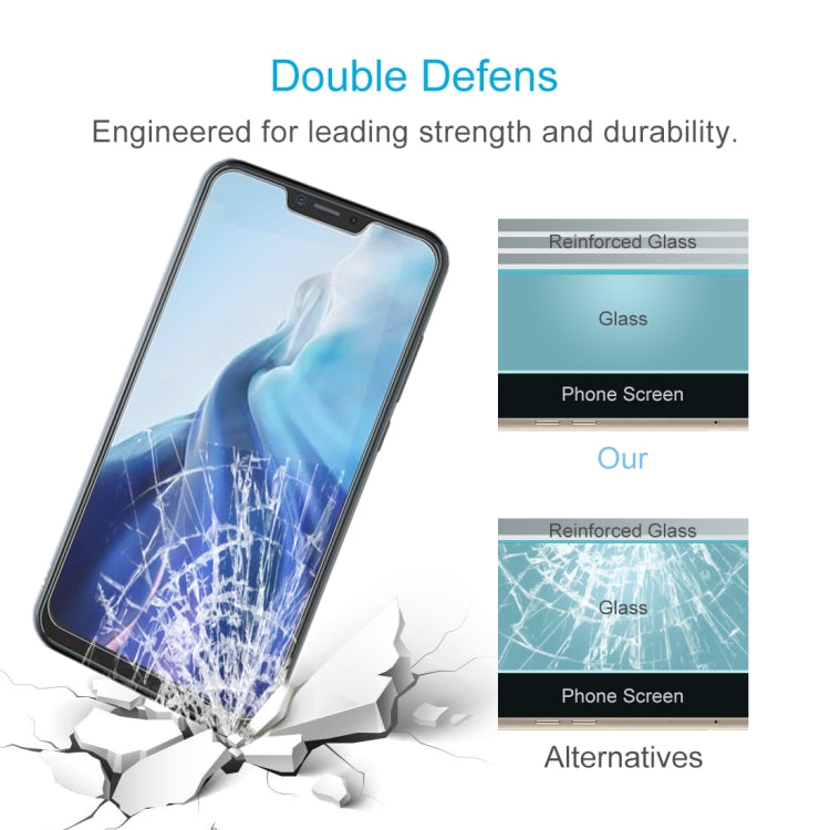 For Cubot C20 10 PCS 0.26mm 9H Surface Hardness 2.5D Explosion-proof Tempered Glass Non-full Screen Film - Others by buy2fix | Online Shopping UK | buy2fix