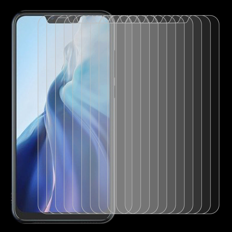 For Cubot C20 10 PCS 0.26mm 9H Surface Hardness 2.5D Explosion-proof Tempered Glass Non-full Screen Film - Others by buy2fix | Online Shopping UK | buy2fix