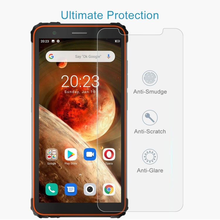 For Blackview BV6600 50 PCS 0.26mm 9H Surface Hardness 2.5D Explosion-proof Tempered Glass Non-full Screen Film - Others by buy2fix | Online Shopping UK | buy2fix