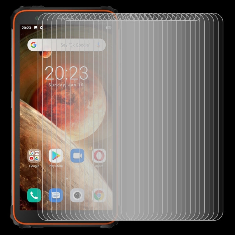 For Blackview BV6600 50 PCS 0.26mm 9H Surface Hardness 2.5D Explosion-proof Tempered Glass Non-full Screen Film - Others by buy2fix | Online Shopping UK | buy2fix
