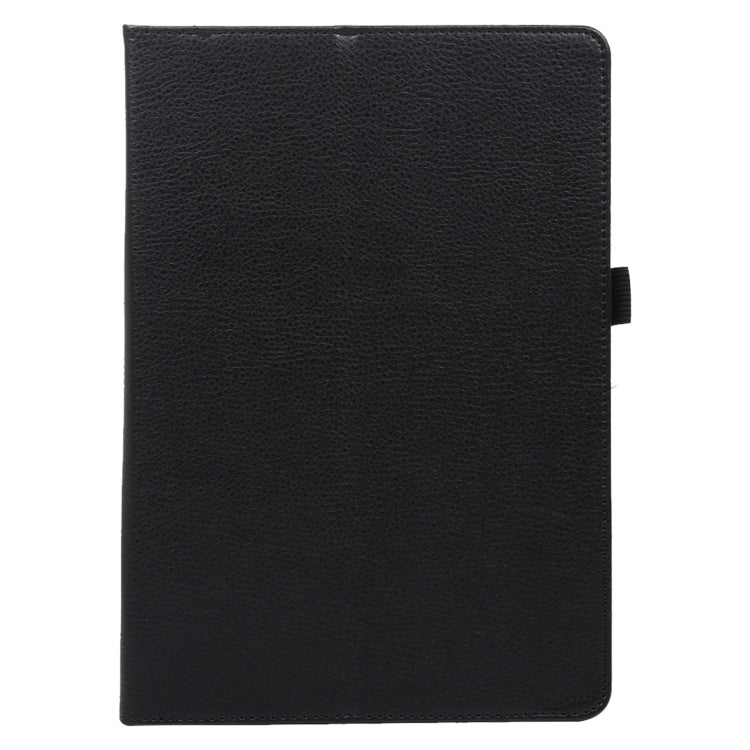 For Lenovo Smart Tab M10 / P10 10.1 inch Litchi Texture Solid Color Horizontal Flip Leather Case with Holder & Pen Slot(Black) - Lenovo by buy2fix | Online Shopping UK | buy2fix