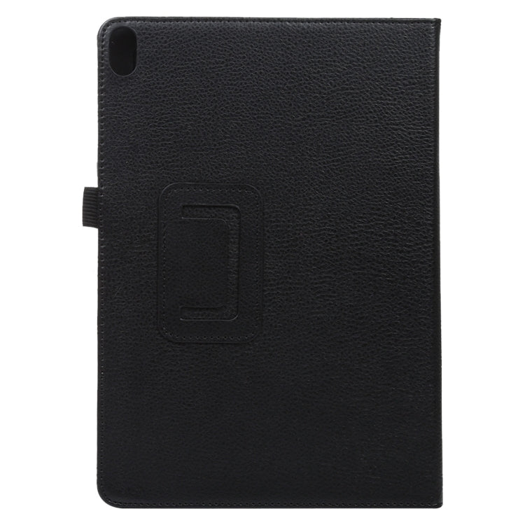 For Lenovo Smart Tab M10 / P10 10.1 inch Litchi Texture Solid Color Horizontal Flip Leather Case with Holder & Pen Slot(Black) - Lenovo by buy2fix | Online Shopping UK | buy2fix