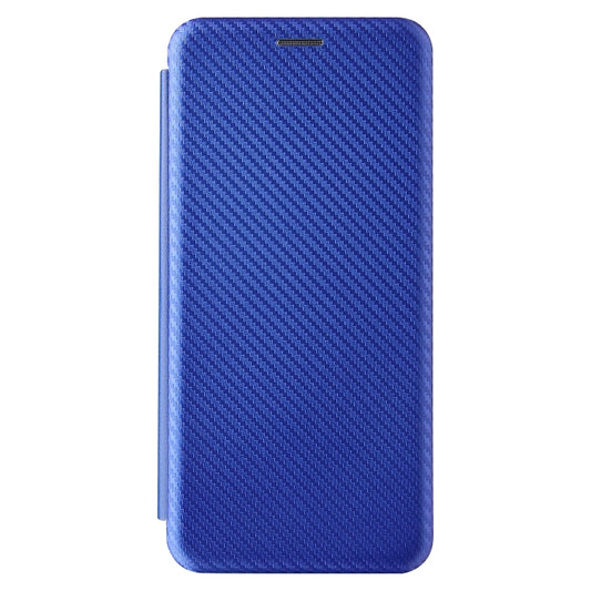 For Motorola Moto G30 / G10 Carbon Fiber Texture Horizontal Flip TPU + PC + PU Leather Case with Card Slot(Blue) by buy2fix