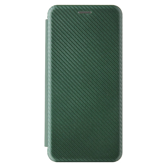 For Motorola Moto G30 / G10 Carbon Fiber Texture Horizontal Flip TPU + PC + PU Leather Case with Card Slot(Green) by buy2fix