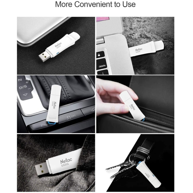 Netac U335S USB 3.0 High Speed Antivirus Write Protection USB Flash Drives U Disk, Capacity:32GB by Netac