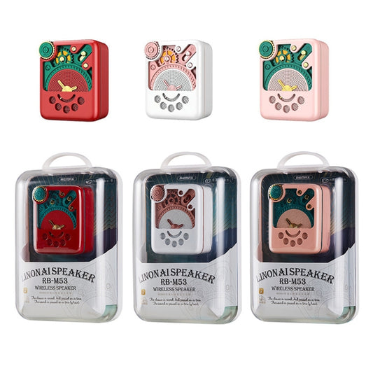 REMAX RB-M53 Mini AI Intelligent Bluetooth 5.0 Speaker(Pink) by REMAX