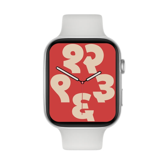 DW35PRO 1.75 inch Color Screen IPX7 Waterproof Smart Watch, Support Bluetooth Answer & Reject / Sleep Monitoring / Heart Rate Monitoring, Style: Silicone Strap(White) by buy2fix