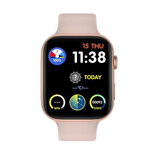 DW35PRO 1.75 inch Color Screen IPX7 Waterproof Smart Watch, Support Bluetooth Answer & Reject / Sleep Monitoring / Heart Rate Monitoring, Style: Silicone Strap(Pink) by buy2fix