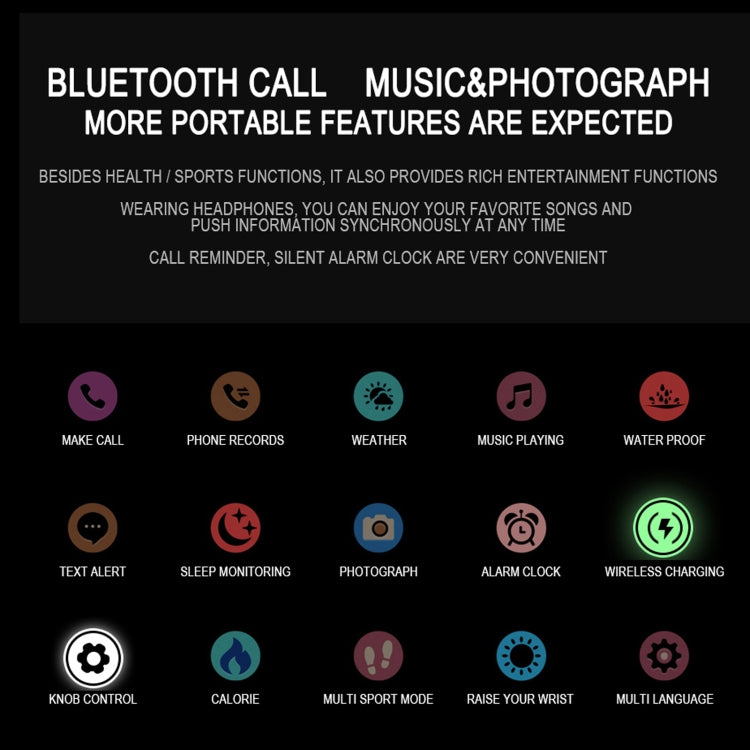 DW35PRO 1.75 inch Color Screen IPX7 Waterproof Smart Watch, Support Bluetooth Answer & Reject / Sleep Monitoring / Heart Rate Monitoring, Style: Silicone Strap(White) by buy2fix