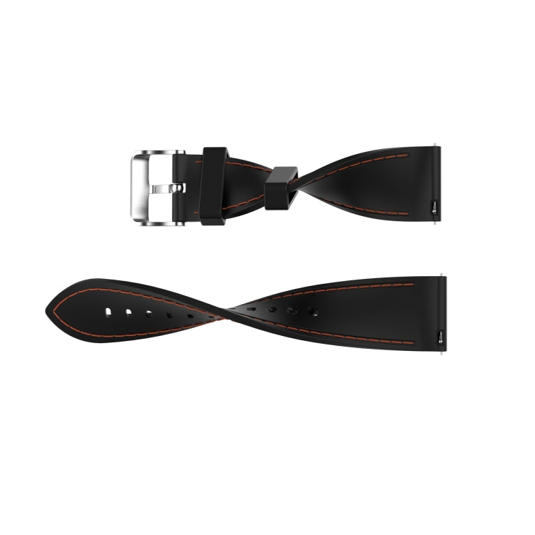 For Samsung Galaxy Watch 3 41mm / Active2 / Active / Gear Sport 20mm Silicone Watch Band(Orange) - Watch Bands by buy2fix | Online Shopping UK | buy2fix