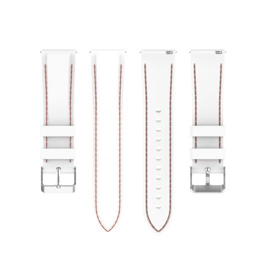 For Samsung Galaxy Watch 3 45mm / Gear S3 22mm Silicone Watch Band(White) by buy2fix