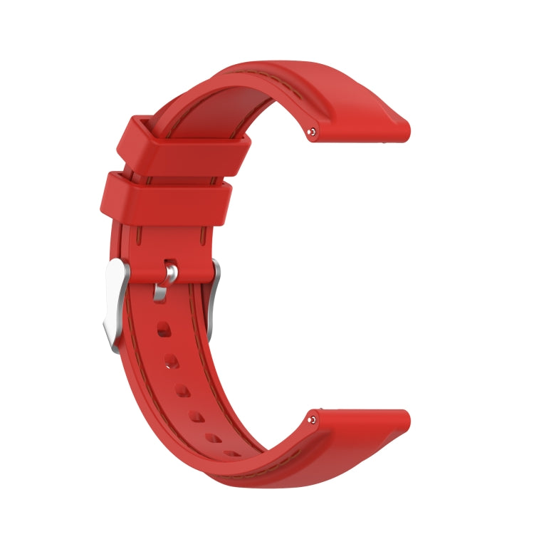 For Samsung Galaxy Watch 3 45mm / Gear S3 22mm Silicone Watch Band(Red) - Watch Bands by buy2fix | Online Shopping UK | buy2fix