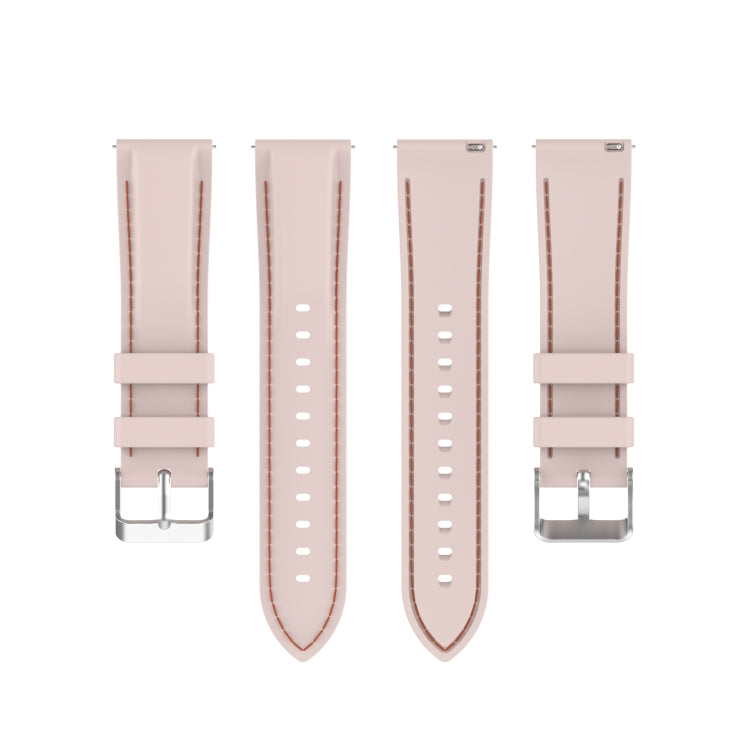 For Samsung Galaxy Watch 3 45mm / Gear S3 22mm Silicone Watch Band(Pink) - Watch Bands by buy2fix | Online Shopping UK | buy2fix