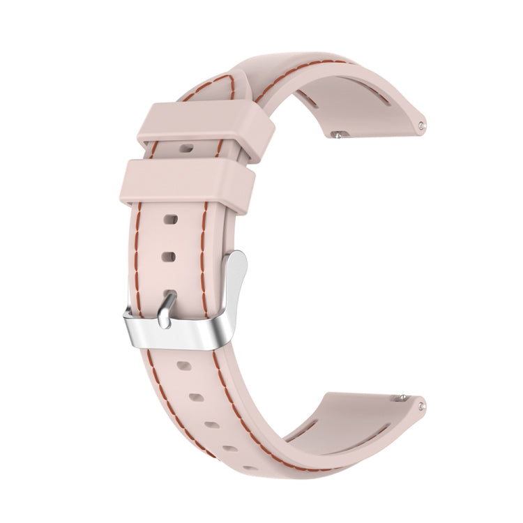 For Samsung Galaxy Watch 3 45mm / Gear S3 22mm Silicone Watch Band(Pink) - Watch Bands by buy2fix | Online Shopping UK | buy2fix