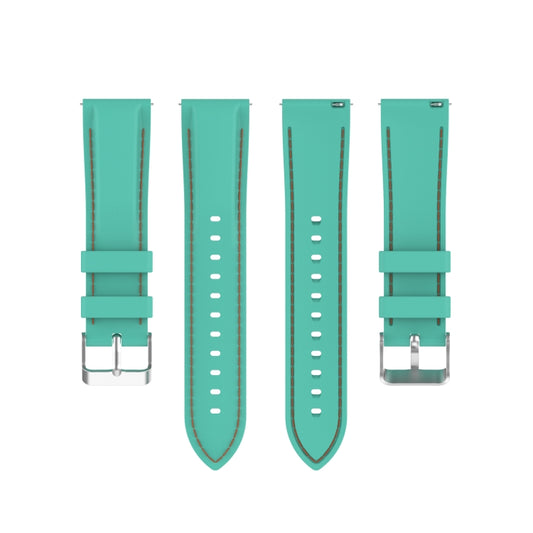 For Samsung Galaxy Watch 3 45mm / Gear S3 22mm Silicone Watch Band(Mint Green) by buy2fix