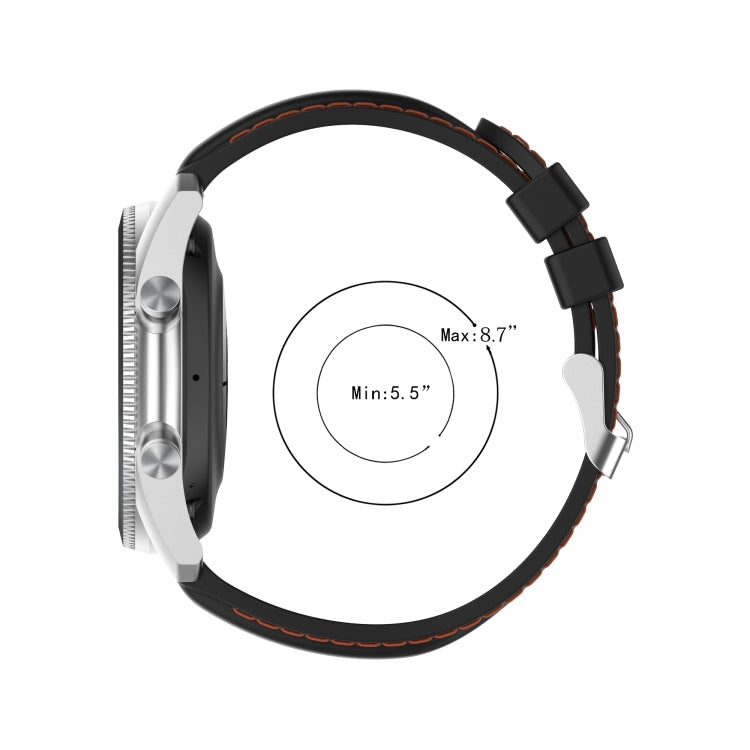 For Samsung Galaxy Watch 3 45mm / Gear S3 22mm Silicone Watch Band(White) - Watch Bands by buy2fix | Online Shopping UK | buy2fix