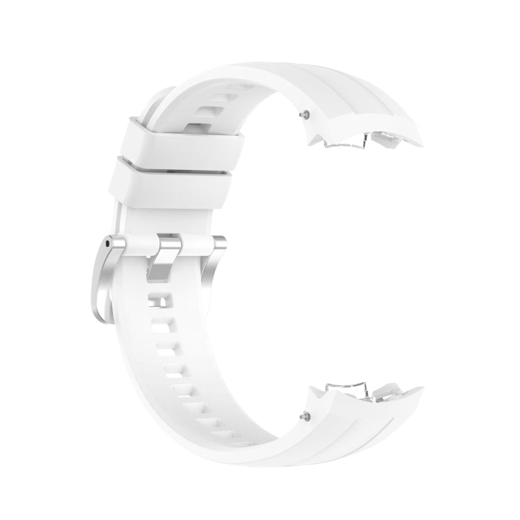 For Huawei Honor Watch GS Pro Silicone Watch Band, Size: One Size(White) - Watch Bands by buy2fix | Online Shopping UK | buy2fix