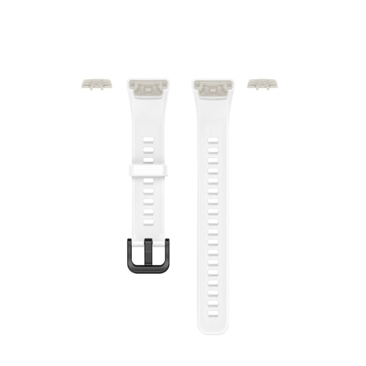 For Huawei Honor Band 6 TPU Watch Band, Size: One Size(White) by buy2fix