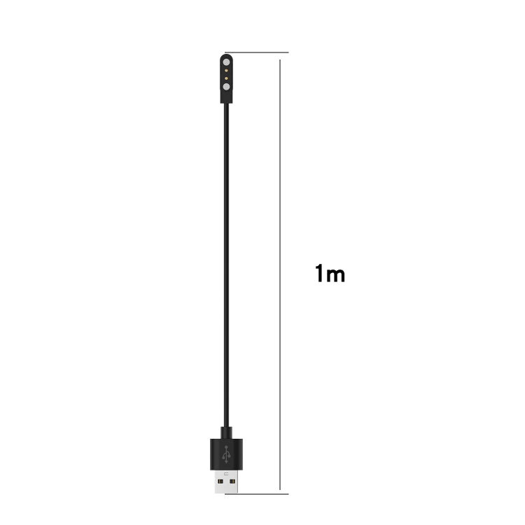 For Willful IP68 / SW021 / ID205U / ID205S USB Magnetic Charging Cable, Length: 1m(White) - Charger by buy2fix | Online Shopping UK | buy2fix