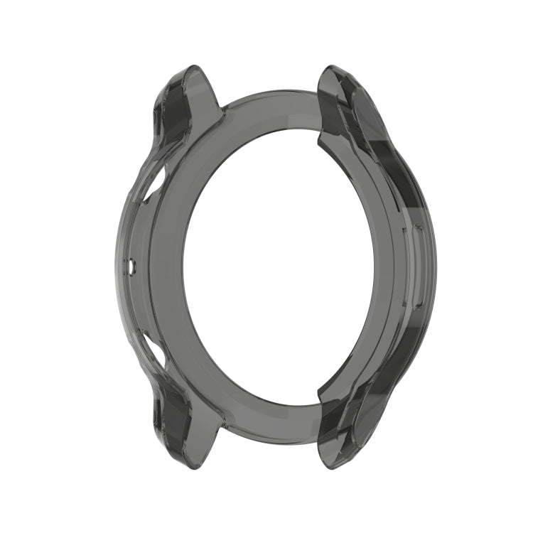 For TicWatch Pro 3 / Pro 3 Lite Half Coverage Hollowed TPU Protective Case(Transparent Black) - Watch Case by buy2fix | Online Shopping UK | buy2fix