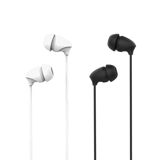 REMAX RM-588 In-Ear Stereo Sleep Earphone with Wire Control & MIC & Support Hands-free(Black) by REMAX