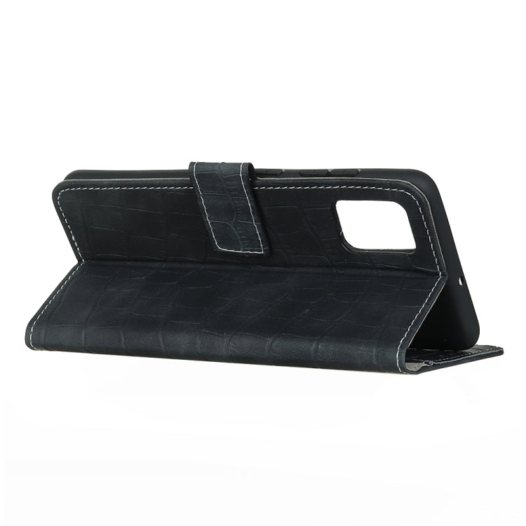 For Xiaomi Redmi K40 / K40 Pro / Mi 11i / Poco F3 Crocodile Texture Horizontal Flip Leather Case with Holder & Card Slots & Wallet(Black) - Xiaomi Cases by buy2fix | Online Shopping UK | buy2fix