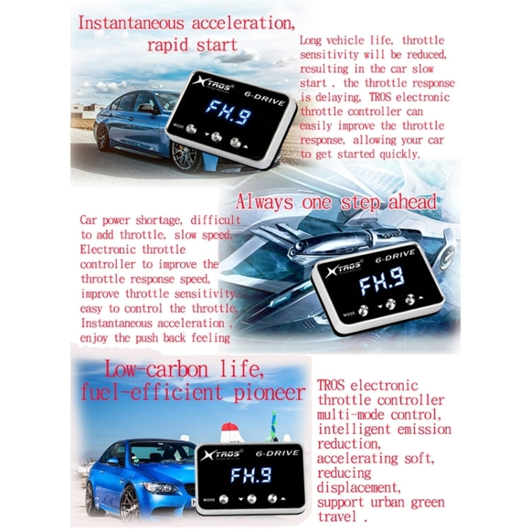For Nissan Sunny 2011- TROS TS-6Drive Potent Booster Electronic Throttle Controller - by TROS | Online Shopping UK | buy2fix
