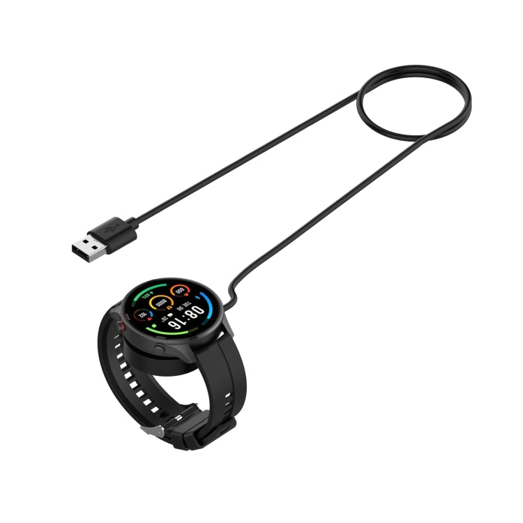 For Xiaomi Watch Color Sport USB Magnetic Charging Cable, Length: 1m(Black) by buy2fix
