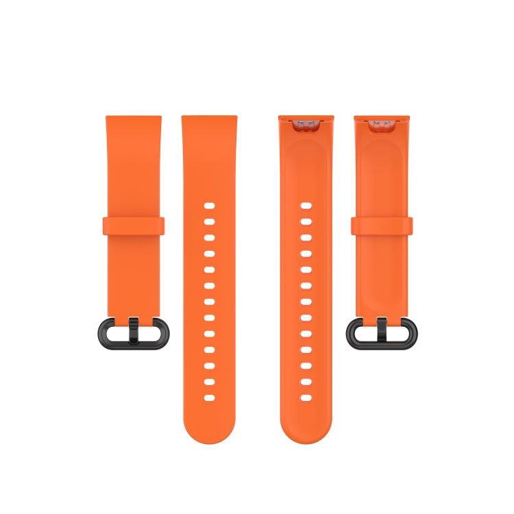 For Xiaomi Mi Watch Lite / Redmi Watch Silicone Watch Band, Size: One Size(Orange) - Watch Bands by buy2fix | Online Shopping UK | buy2fix