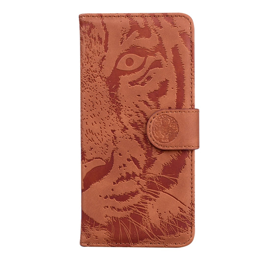 For Xiaomi Mi 11 Tiger Embossing Pattern Horizontal Flip Leather Case with Holder & Card Slots & Wallet(Brown) by buy2fix